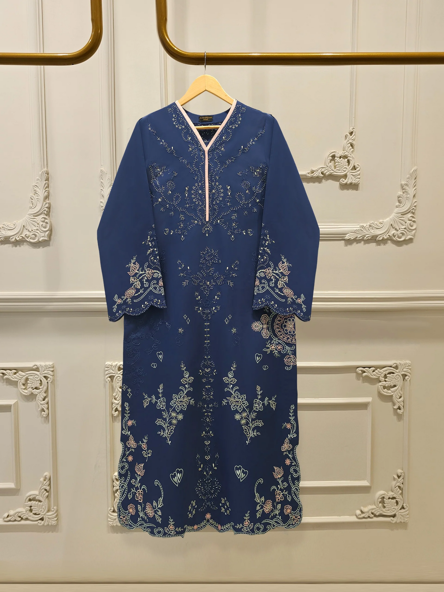 Agha Noor 2 Piece - Embroidered Lawn Suit S112226