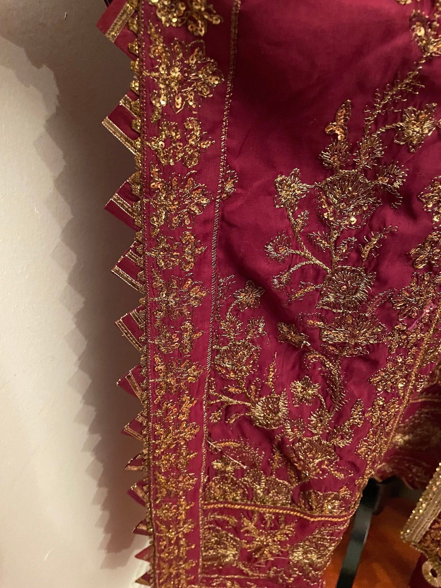 Asim Jofa Original Cotton Silk Embroidered Zari Sitara Collection Pakistani Designer Wear Size Medium