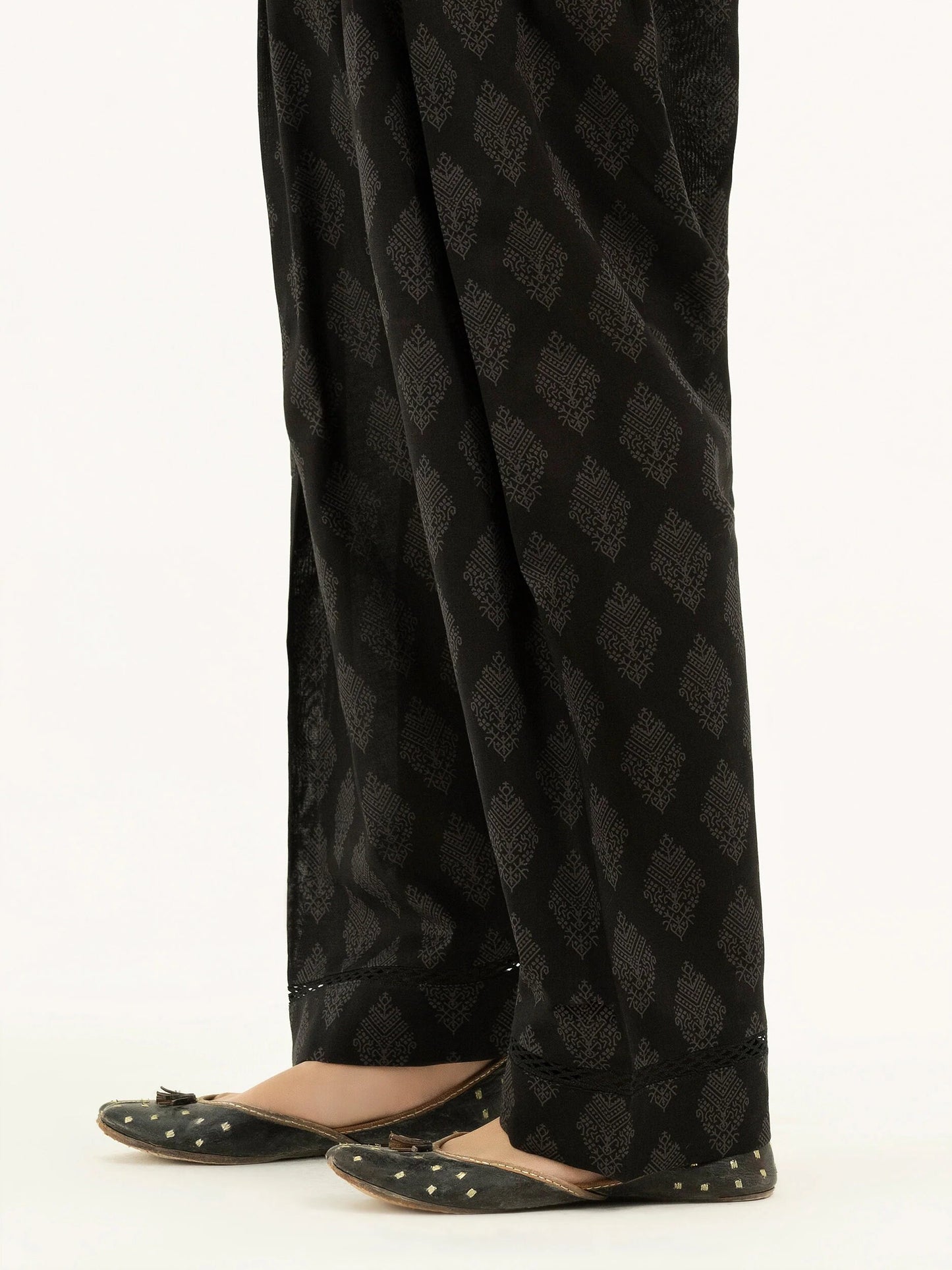 Cambric Cotton Shalwar Black