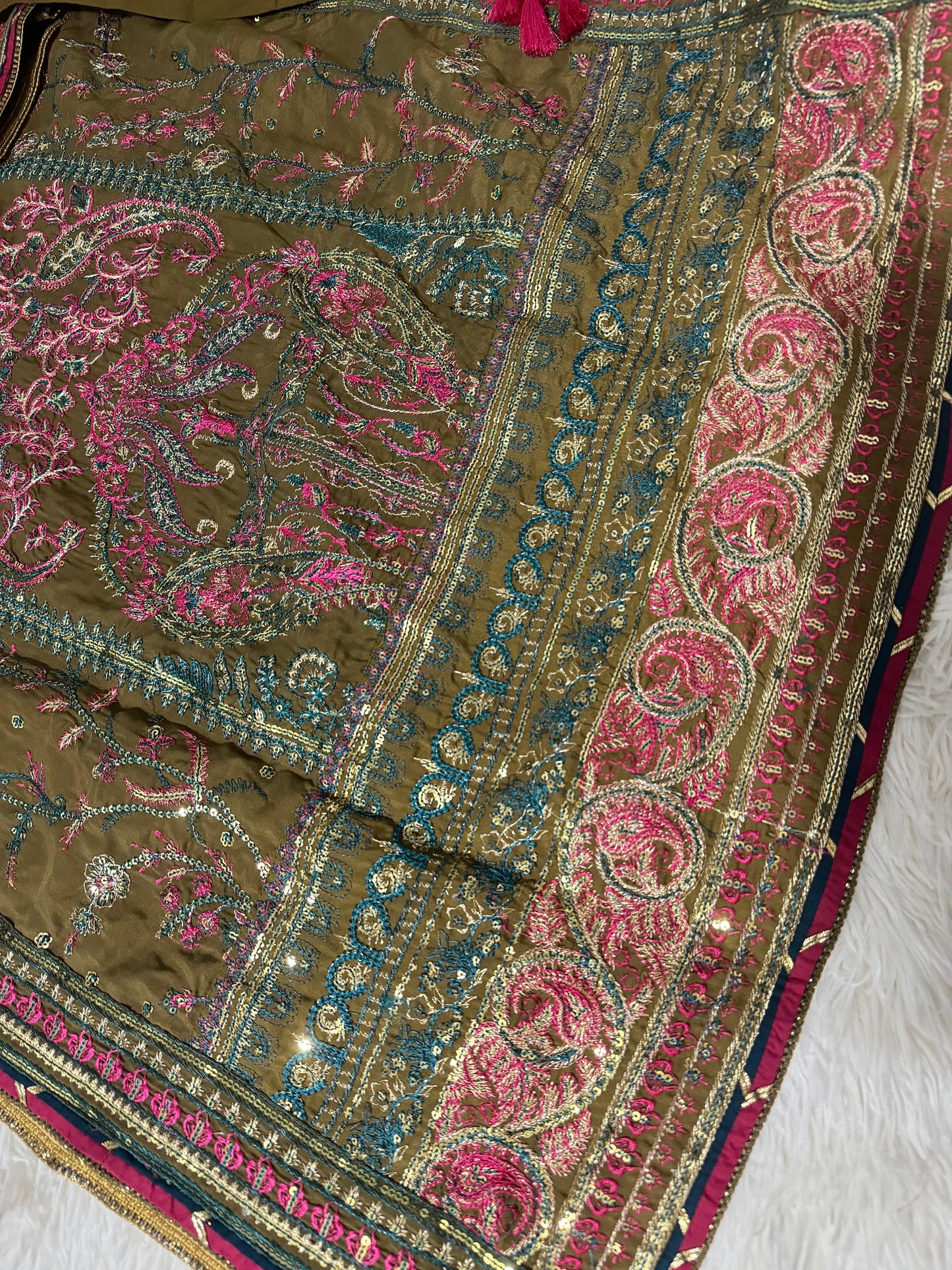 Asim Jofa Original Twisted Silk Embroidered Chamak Dhamak Collection