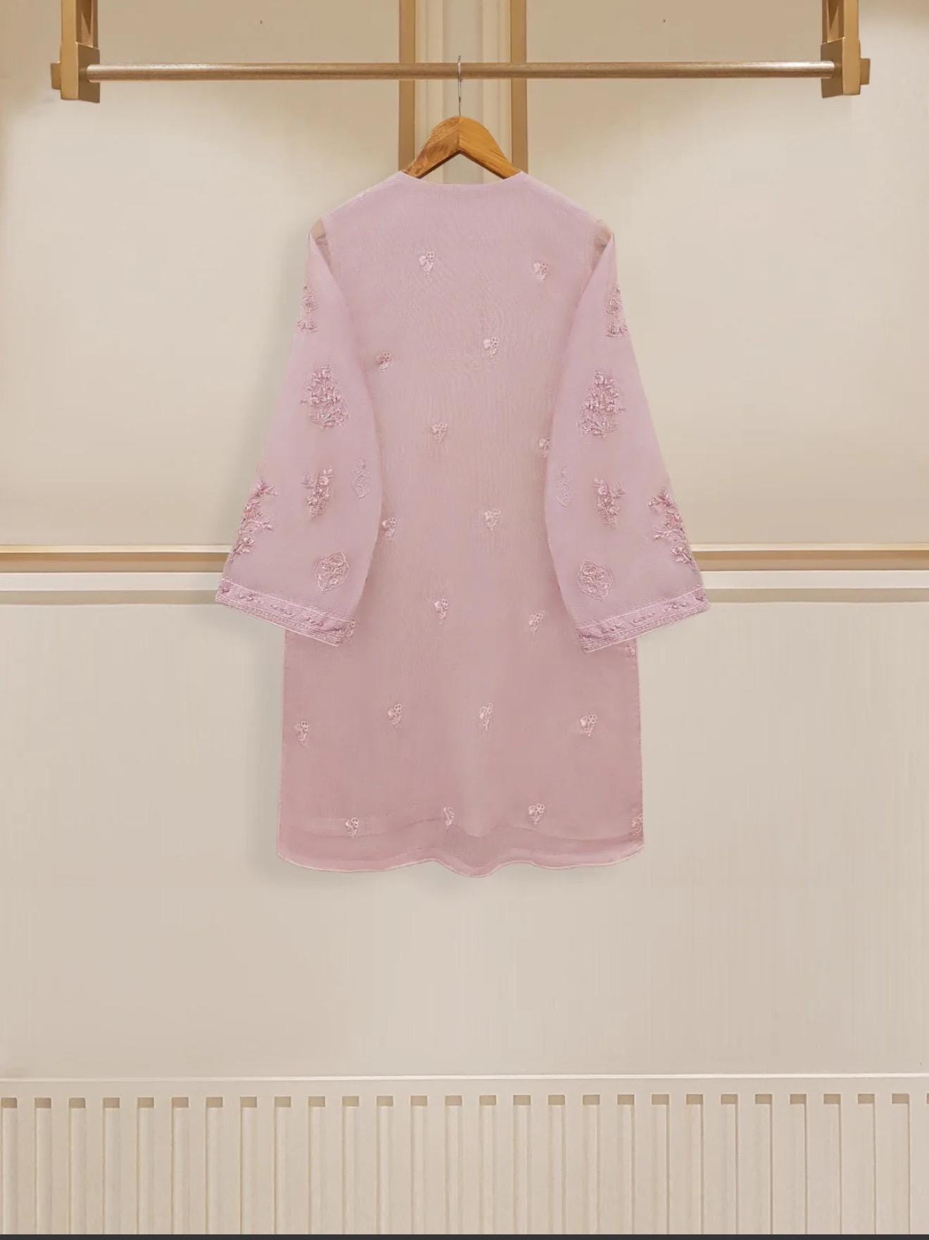 Agha Noor Dress Original 3 Piece Pure Cotton Net Dress