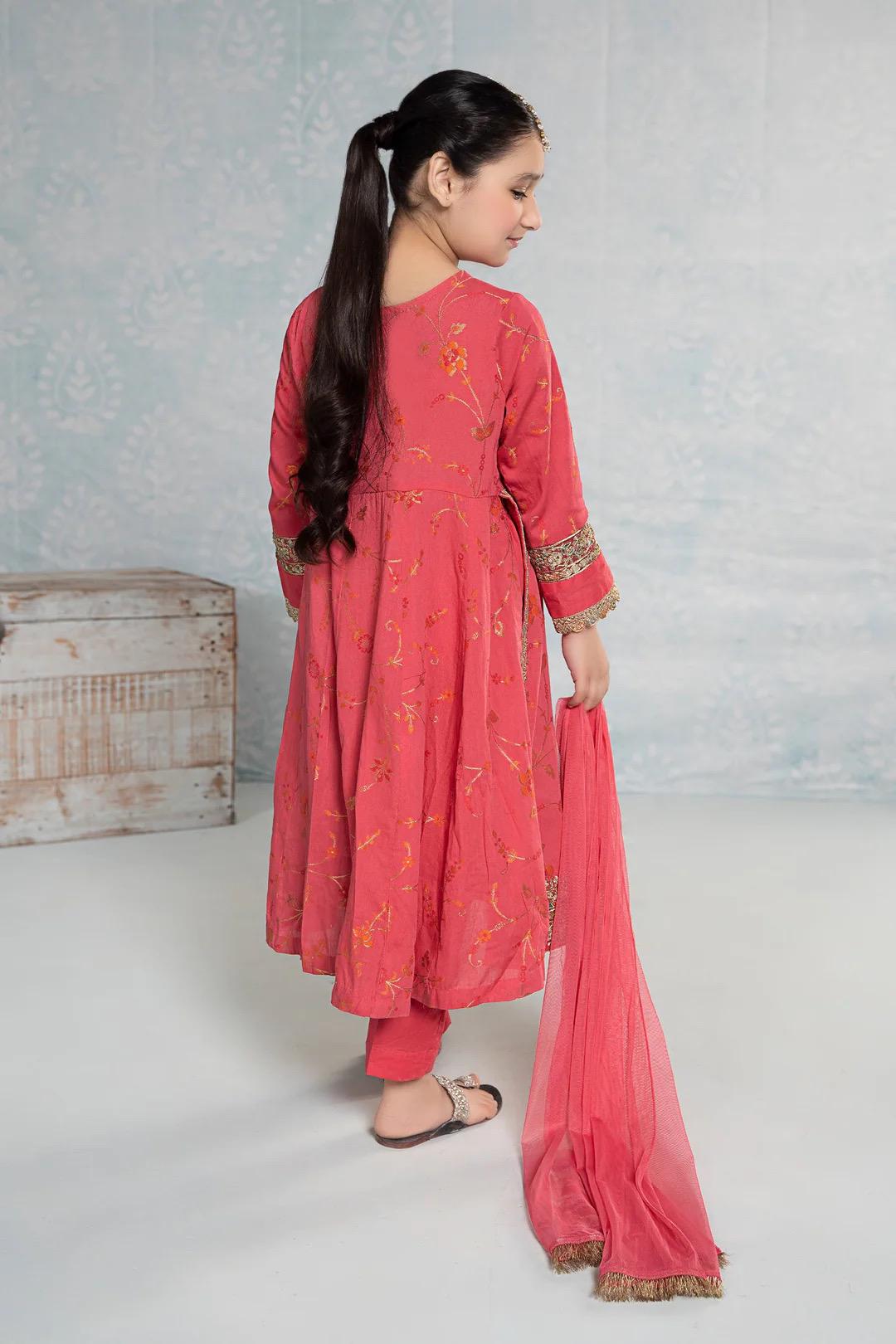 Maria B Kids Collection Embroidered Dress Ready To Wear
