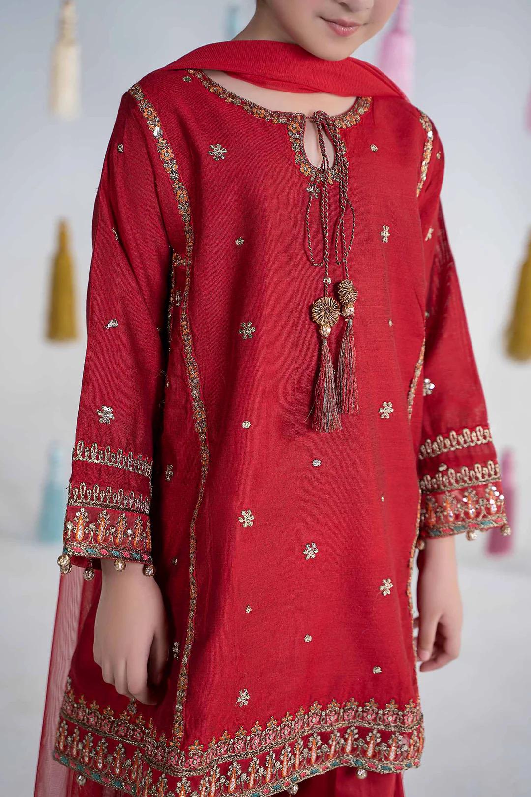 Maria B Kids Collection Embroidered Dress Ready To Wear