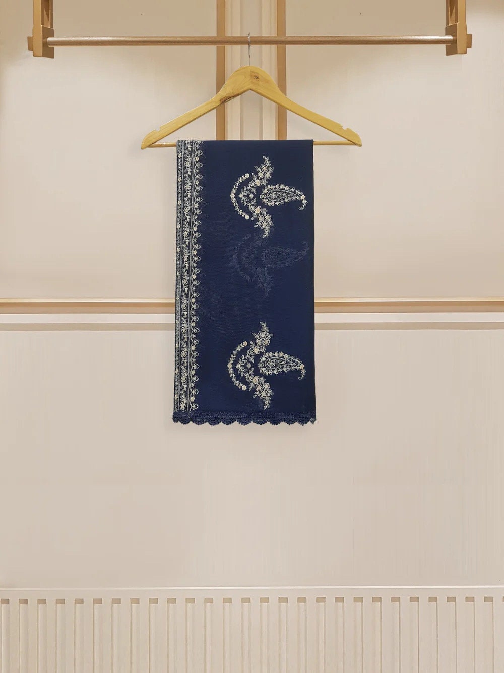 Agha Noor 3 Piece -Pure Cotton Net Embroidered