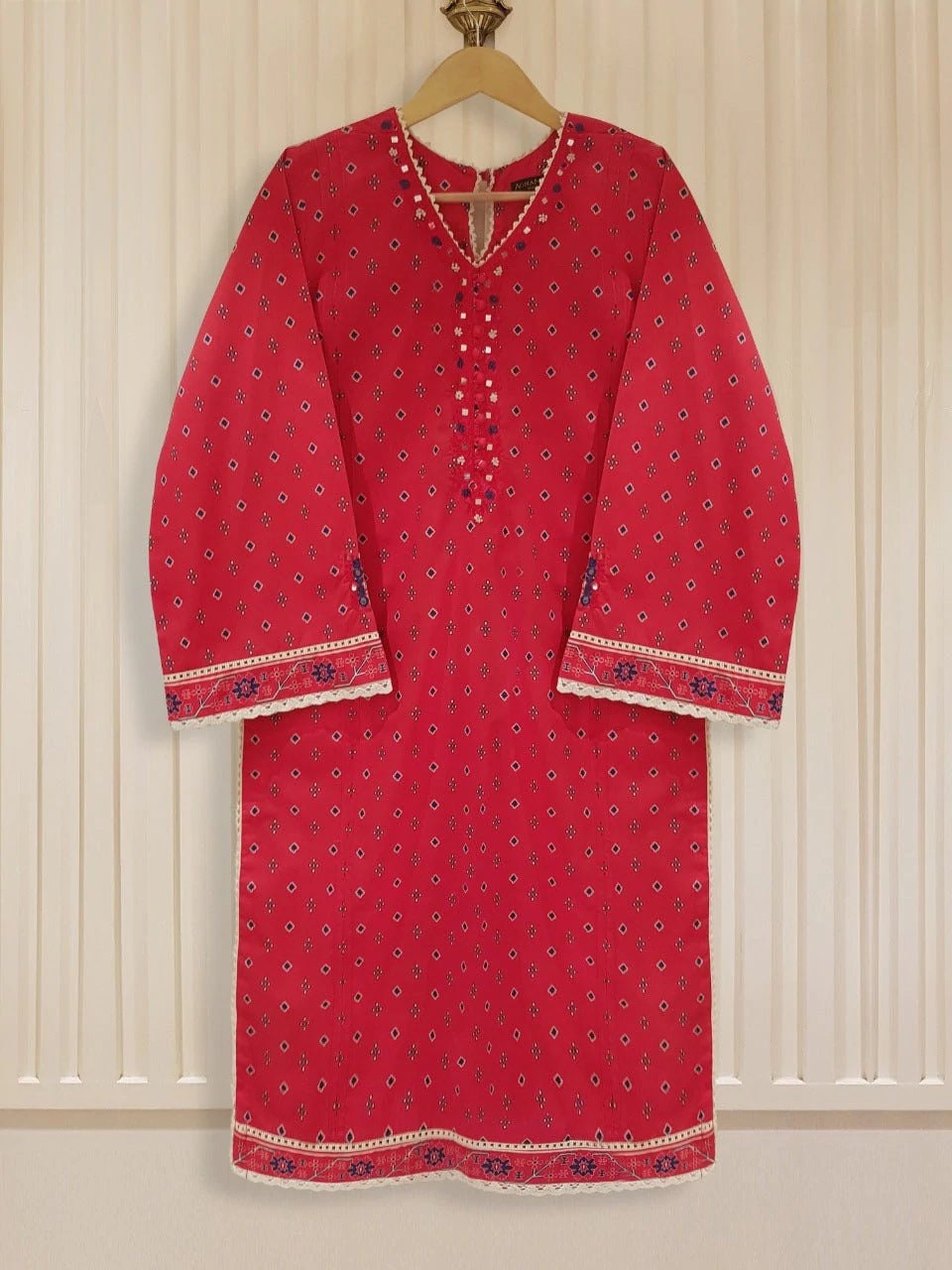 Agha Noor Original 2 Piece Lawn Embroidered