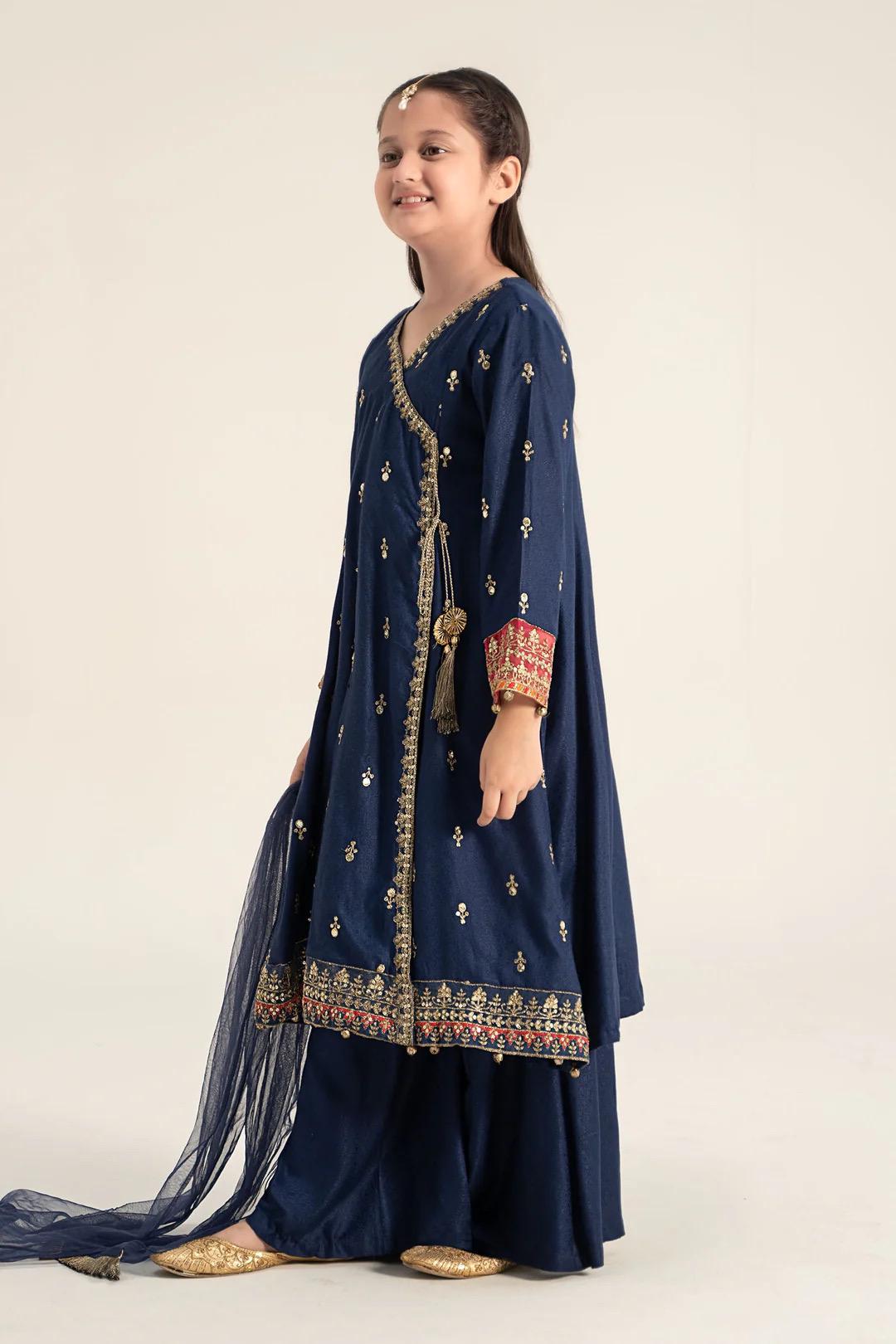 Maria B Kids Collection Embroidered Dress Ready To Wear