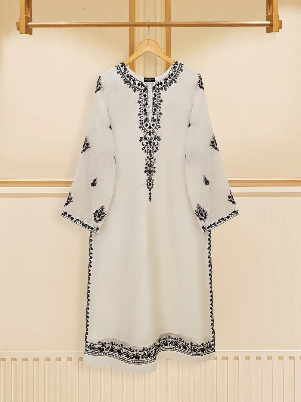 Agha Noor Dress Original 3 Piece Pure Cotton Net