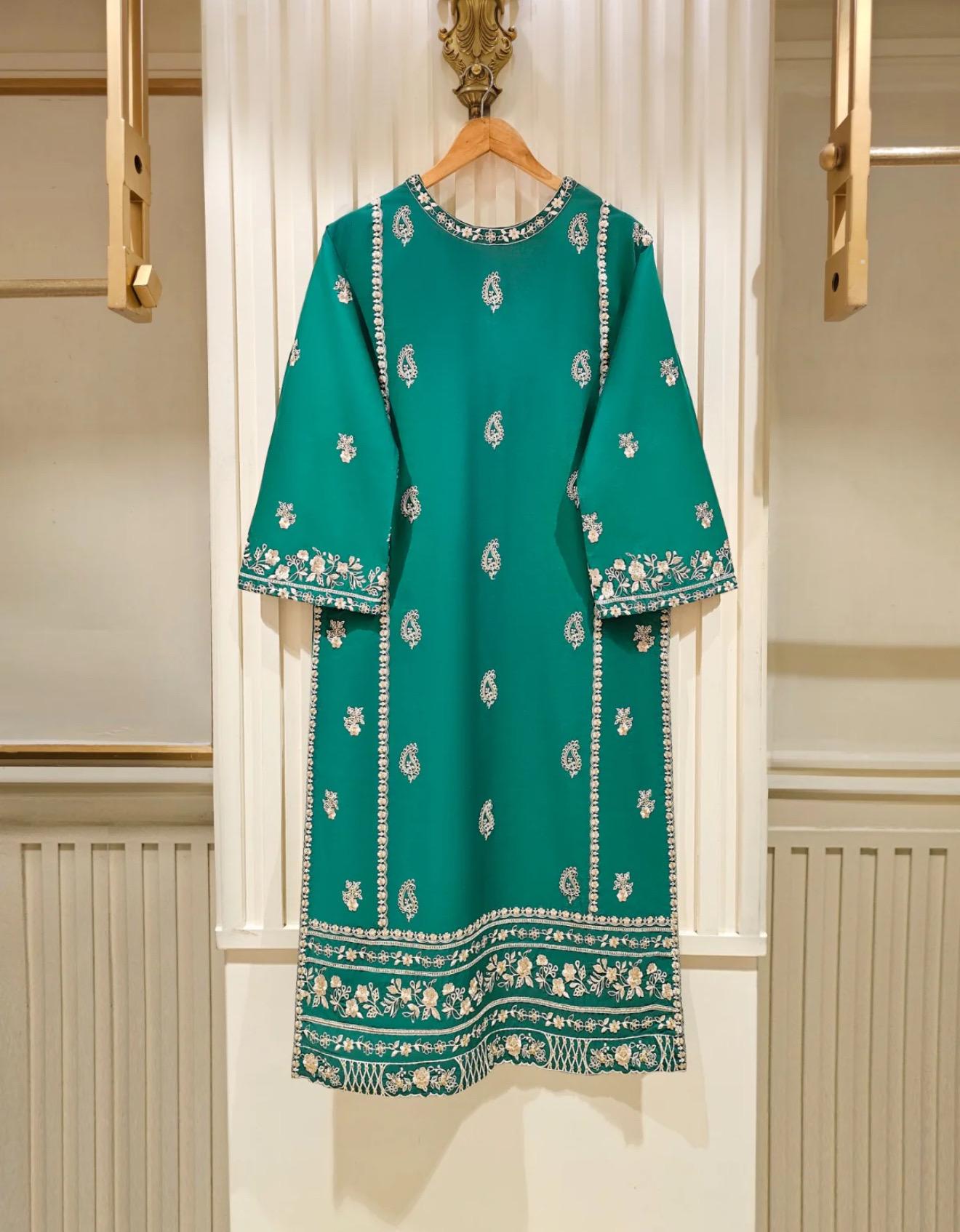 Agha Noor Original 2 Piece Lawn Embroidered