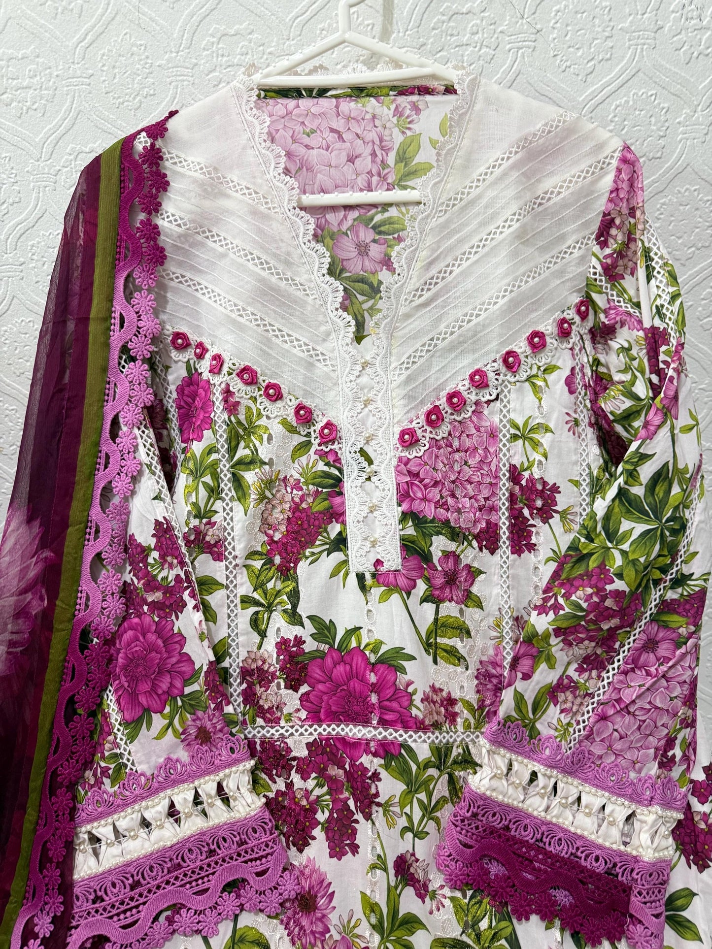 Maria B Embroidered M Prints Dress