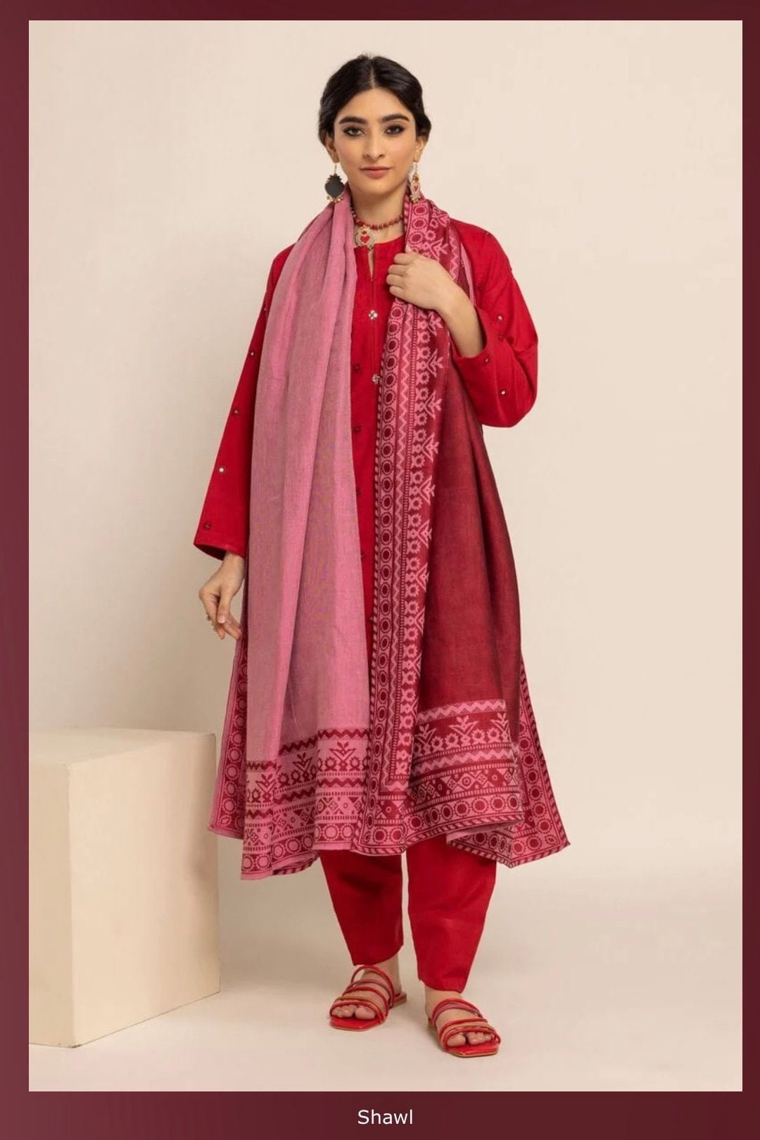 Double Side Shawl Dupatta