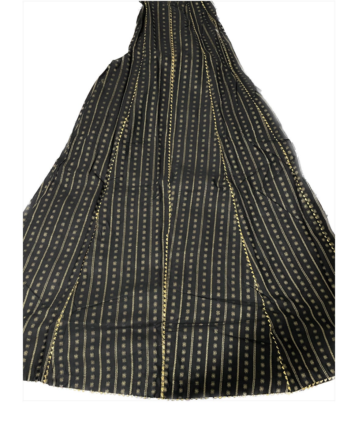 Cotton Jacquard Gharara Pant