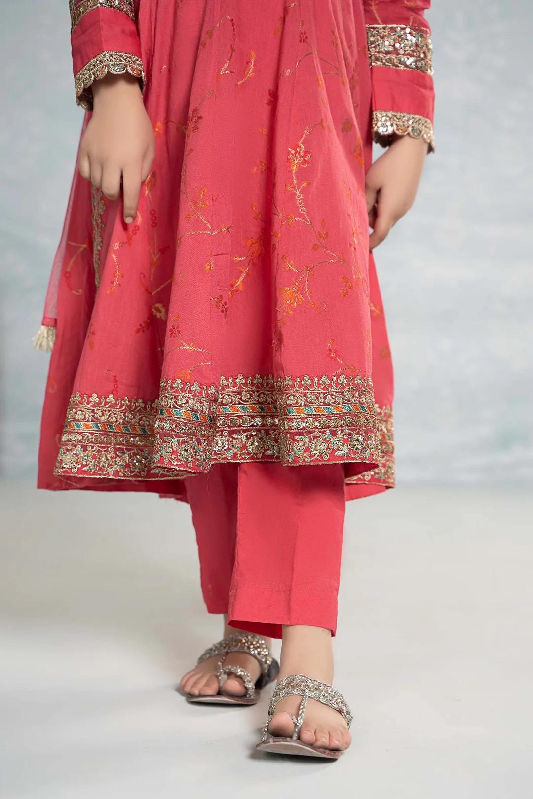 Maria B Kids Collection Embroidered Dress Ready To Wear