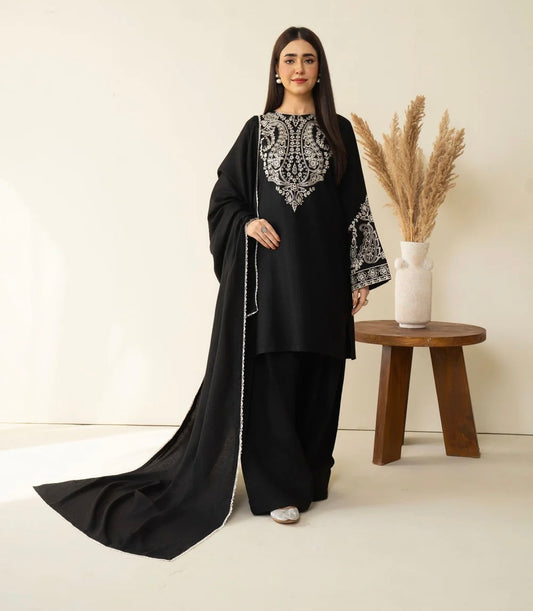 Marina Farshi Shalwar Suit Embroidered Dress