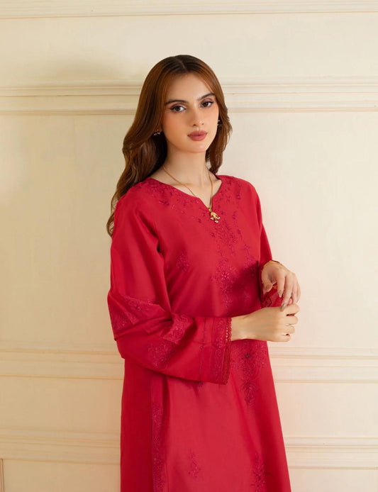 Agha Noor Original 2 Piece Cotton Embroidered