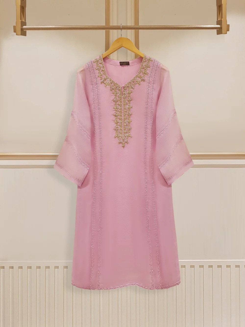 Agha Noor 2 Piece - Cotton Embroidered Suit