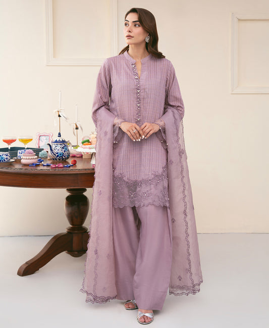 Farshi Shalwar Suit Embroidered Dress Latest Fashion Trend 2025