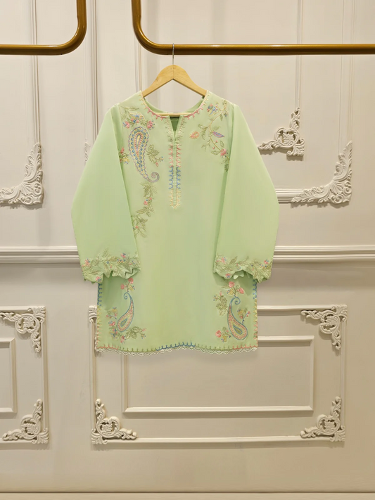 Agha Noor 2 Piece - Embroidered Cambic Suit S112328