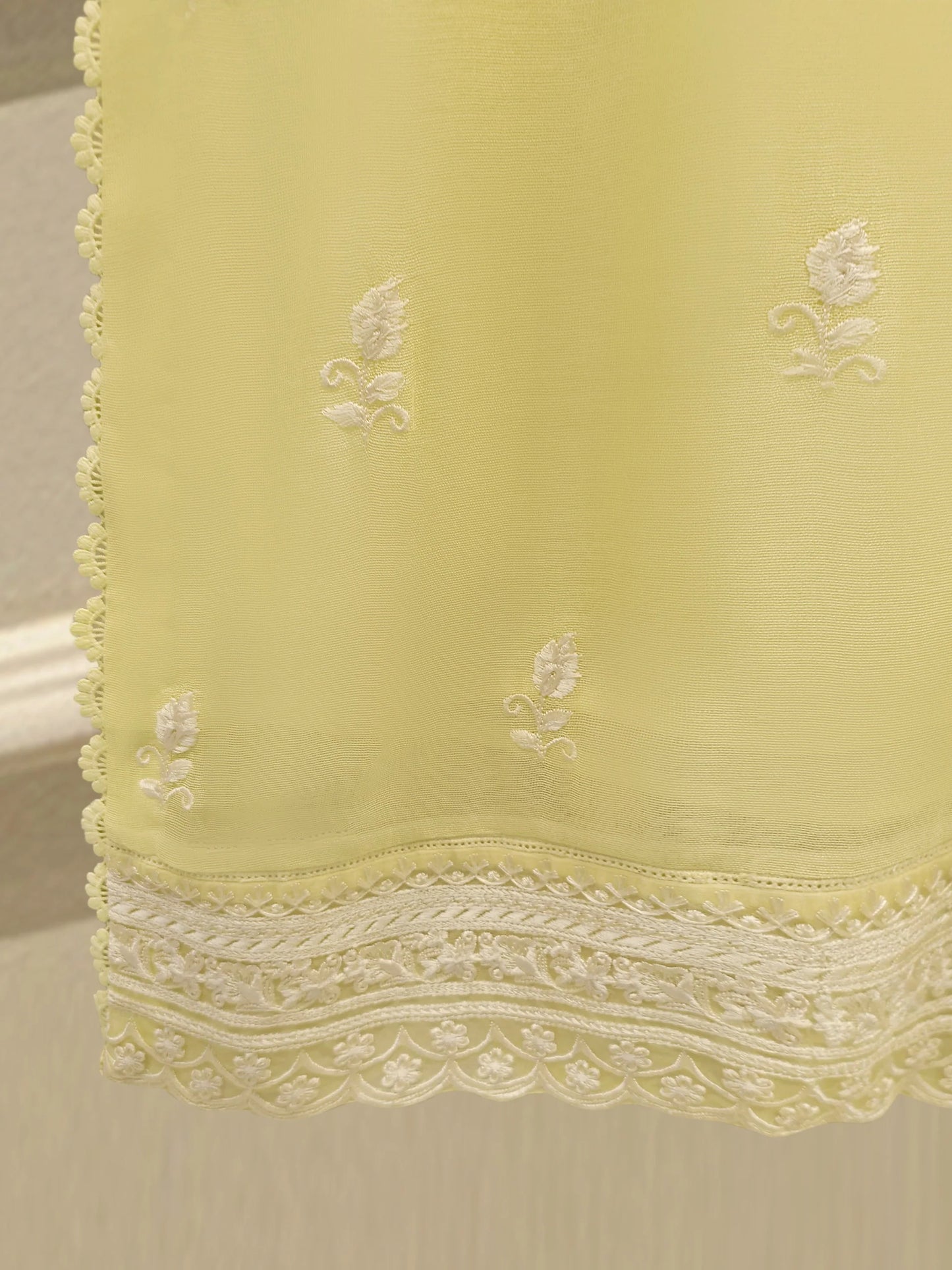 Agha Noor 3 Piece - Pure Embroidered Cotton Net Suit S114361