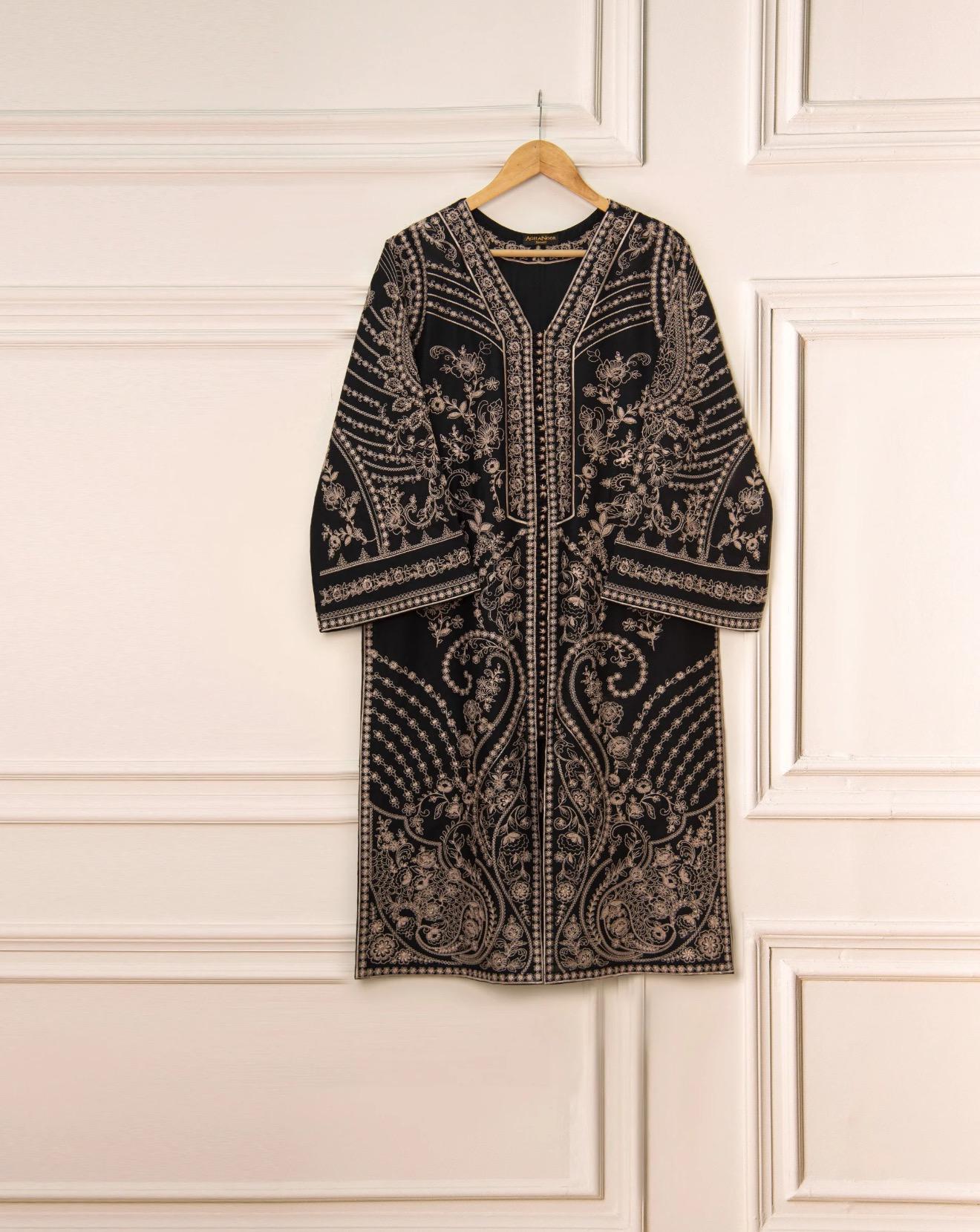 Agha Noor Lawn Embroidered Dress