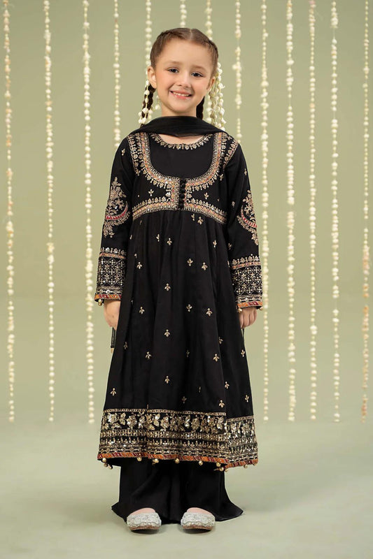 Maria B Kids Collection Embroidered Dress Ready To Wear