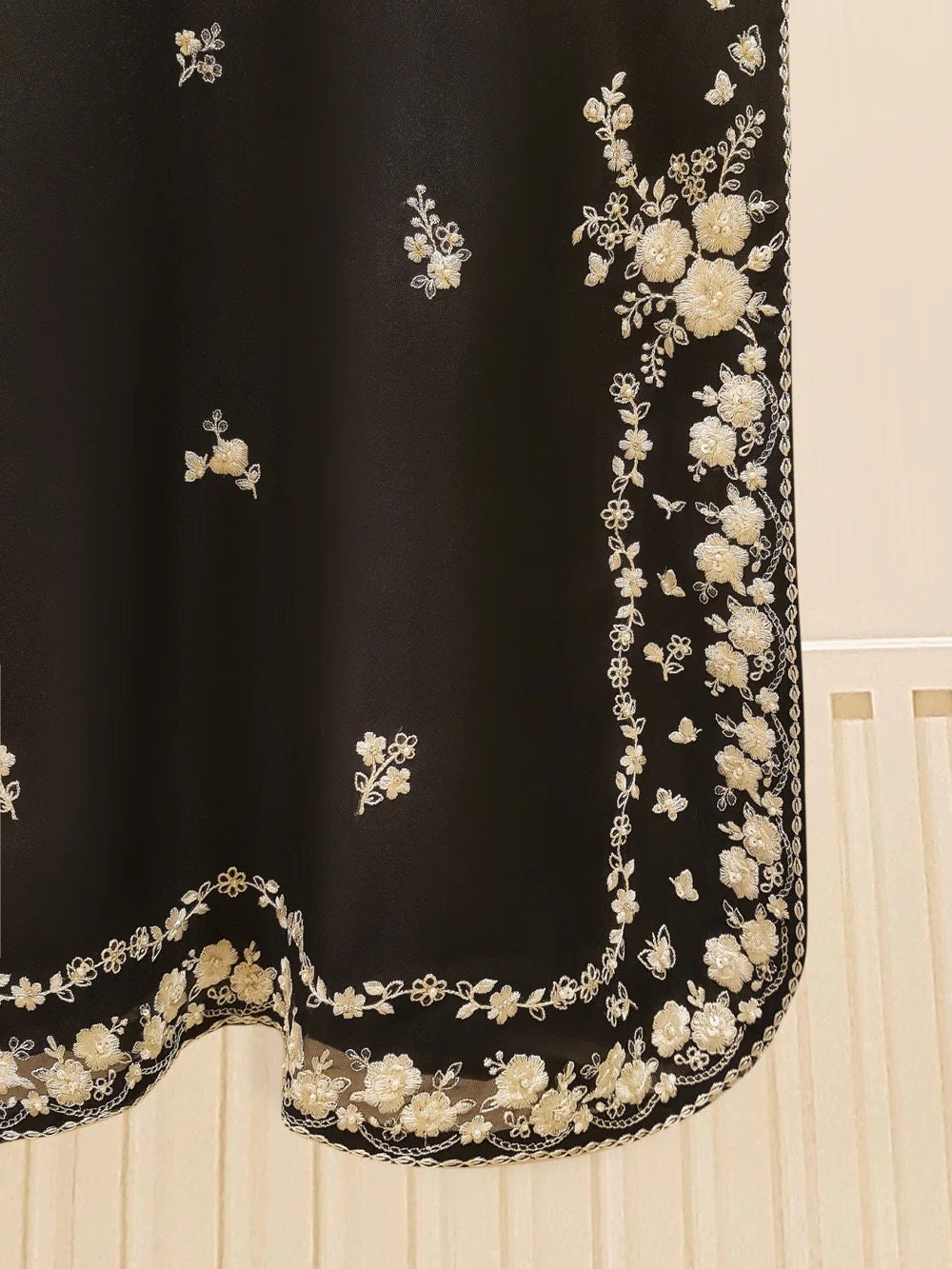 Agha Noor 3 Piece - Organza Embroidered Suit
