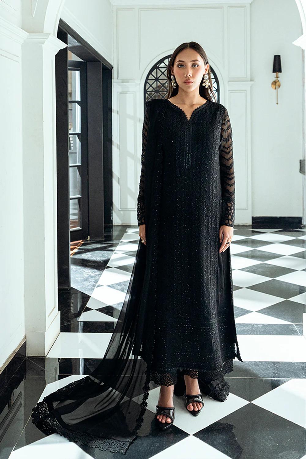 Azure Chiffon Embroidered Latest Collection 2025