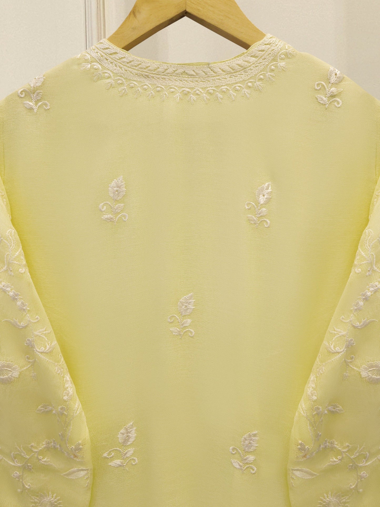 Agha Noor 3 Piece - Pure Embroidered Cotton Net Suit S114361