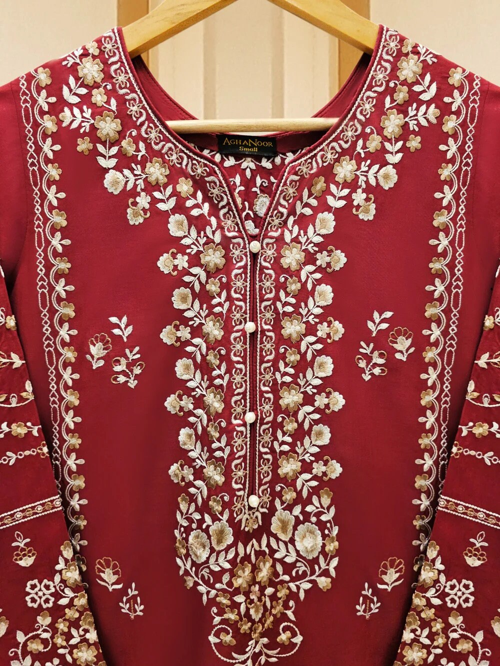 Agha Noor Original 3 Piece Lawn Embroidered