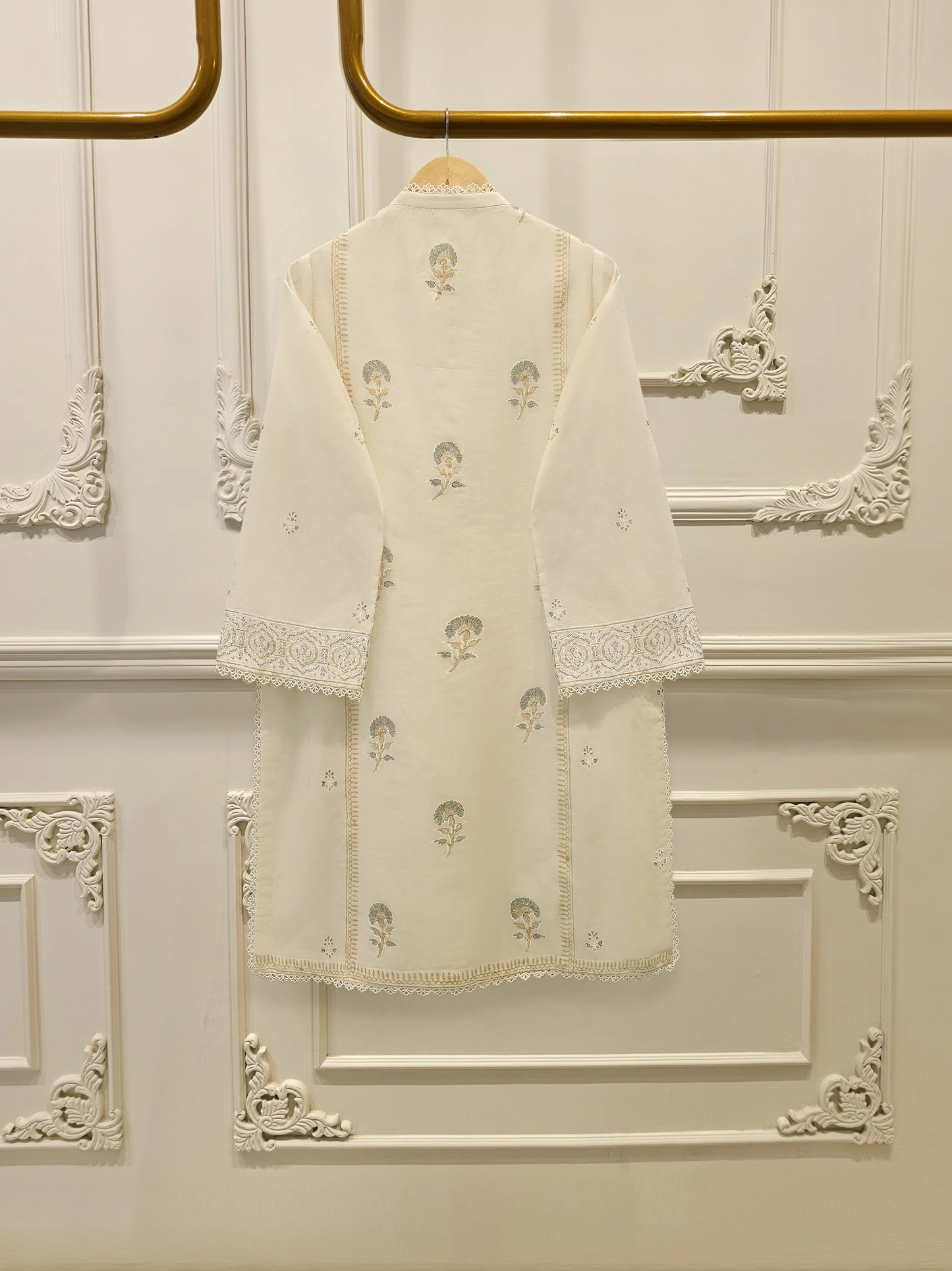 Agha Noor 3 Piece - Pure Cotton Hand Block Printed