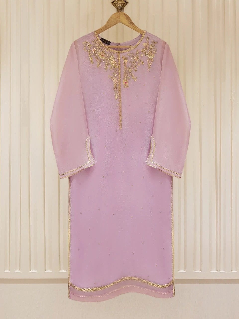 Agha Noor Cotton Net Embroidered Shirt