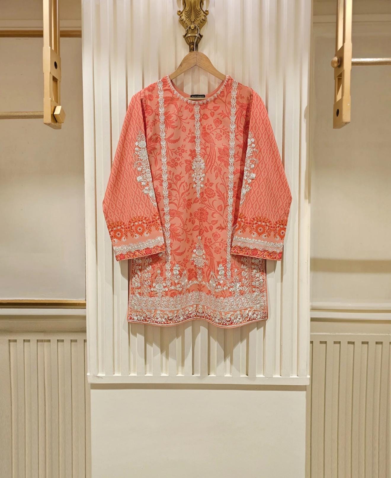 Agha Noor Lawn Embroidered Dress