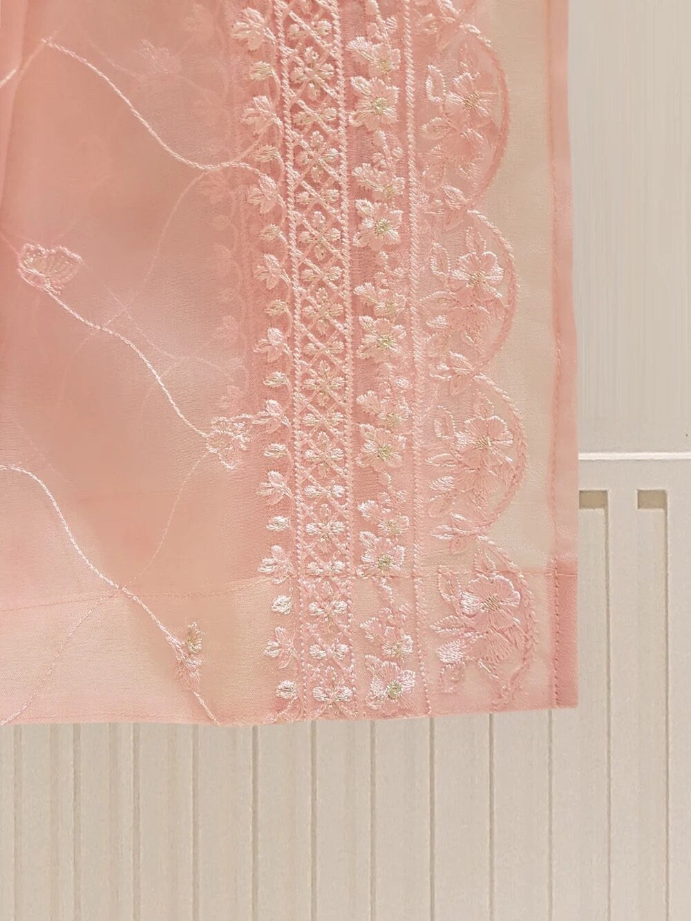 Agha Noor 2 Piece- Organza Embroidered Suit