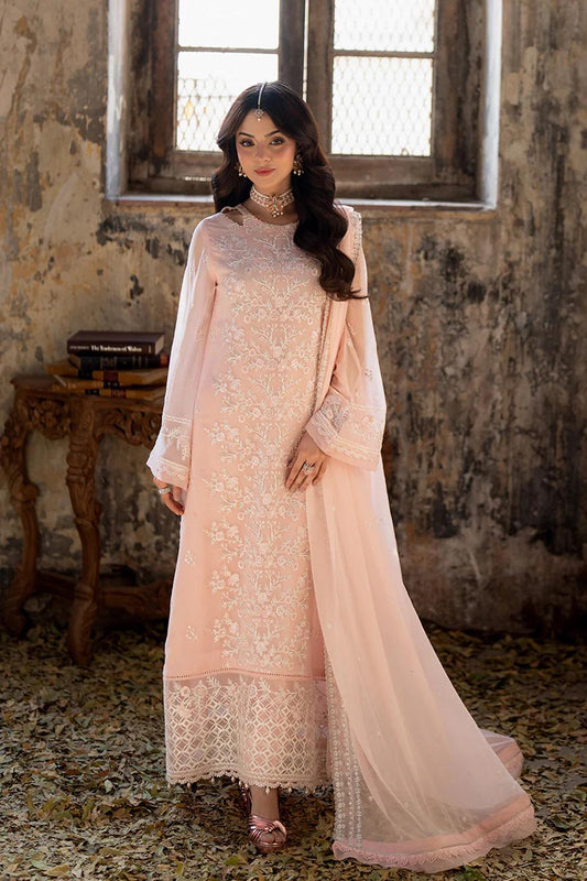 Azure Ensembles Collection 2025 Chiffon Embroidered Dress