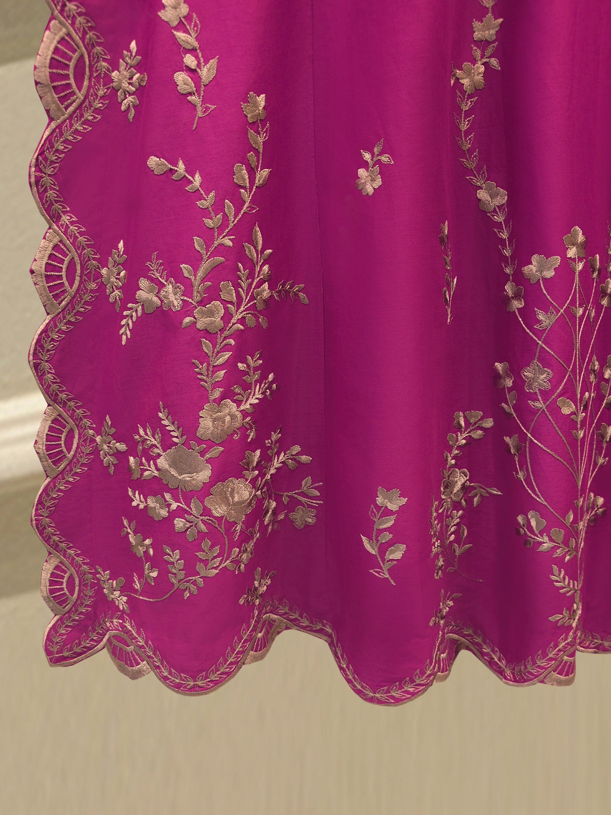 Agha Noor 3 Piece- Cambric Embroidered Suit S114362