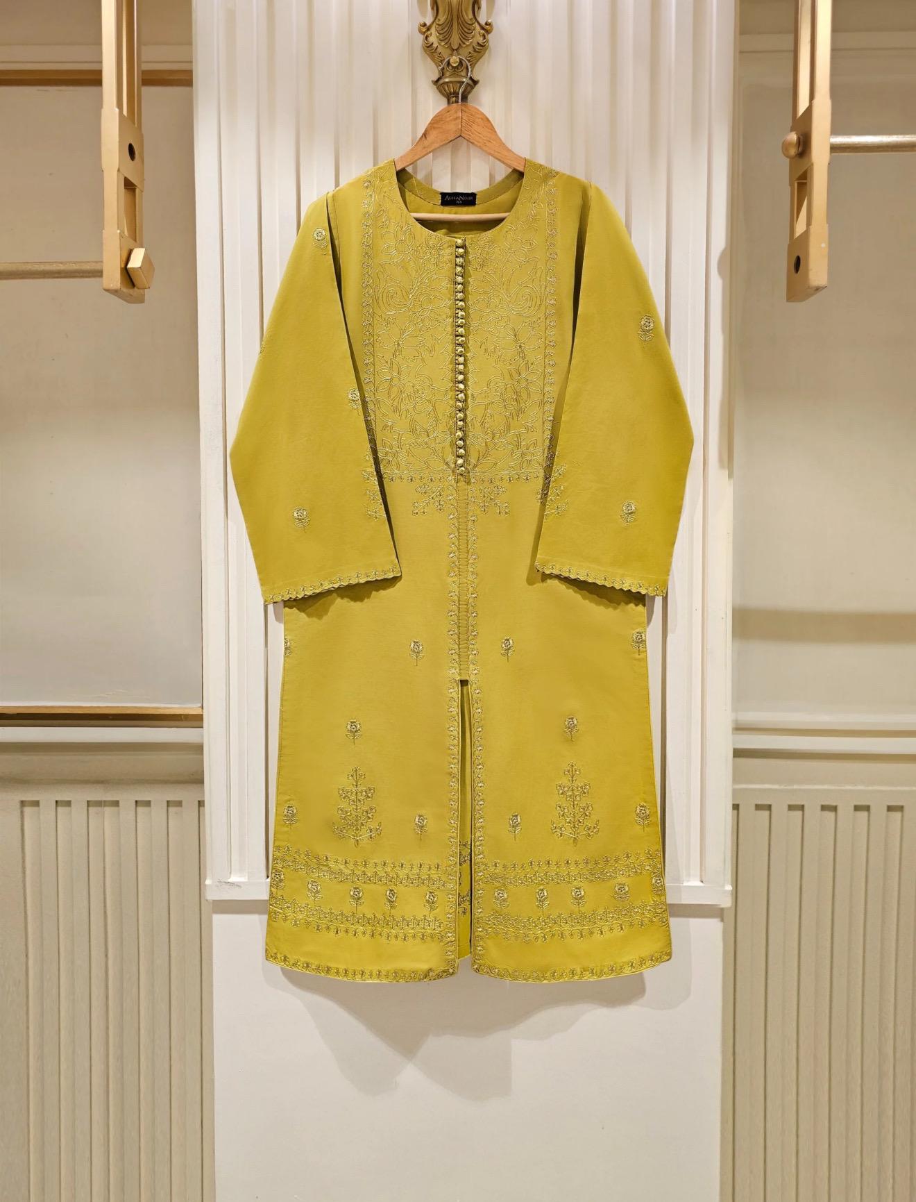 Agha Noor Lawn Embroidered Dress