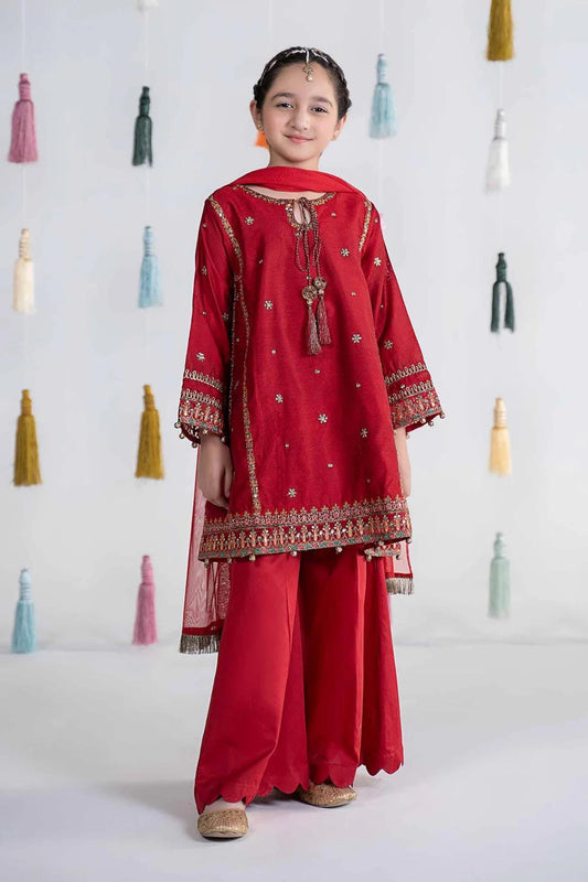 Maria B Kids Collection Embroidered Dress Ready To Wear