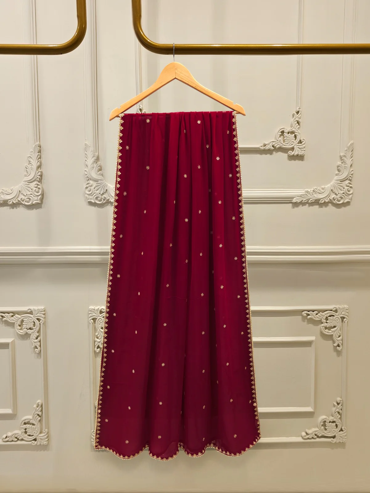 Agha Noor 3 Piece - Pure Embroidered Cotton Net Suit S113393