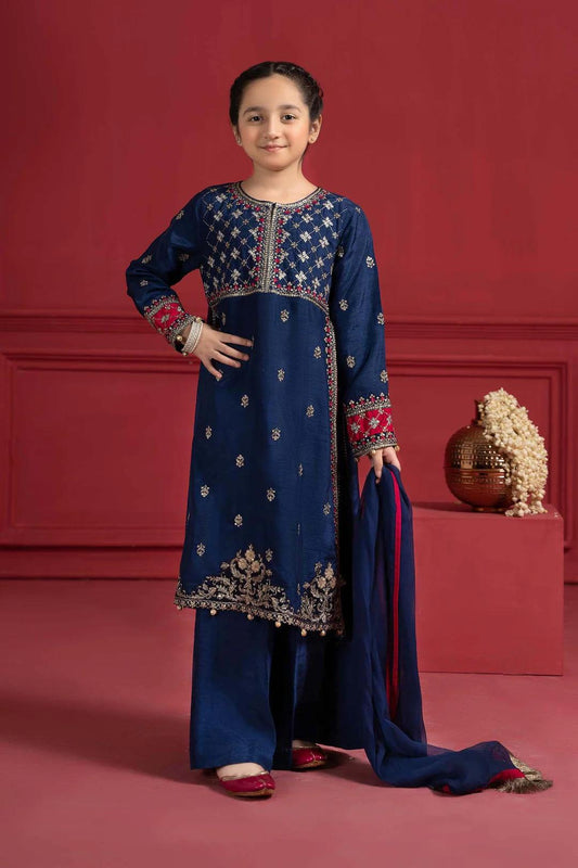 Maria B Kids Collection Embroidered Dress Ready To Wear