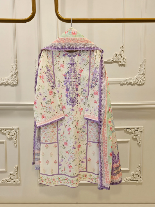 Agha Noor 2 Piece - Digital Printed Lawn Suit S111630