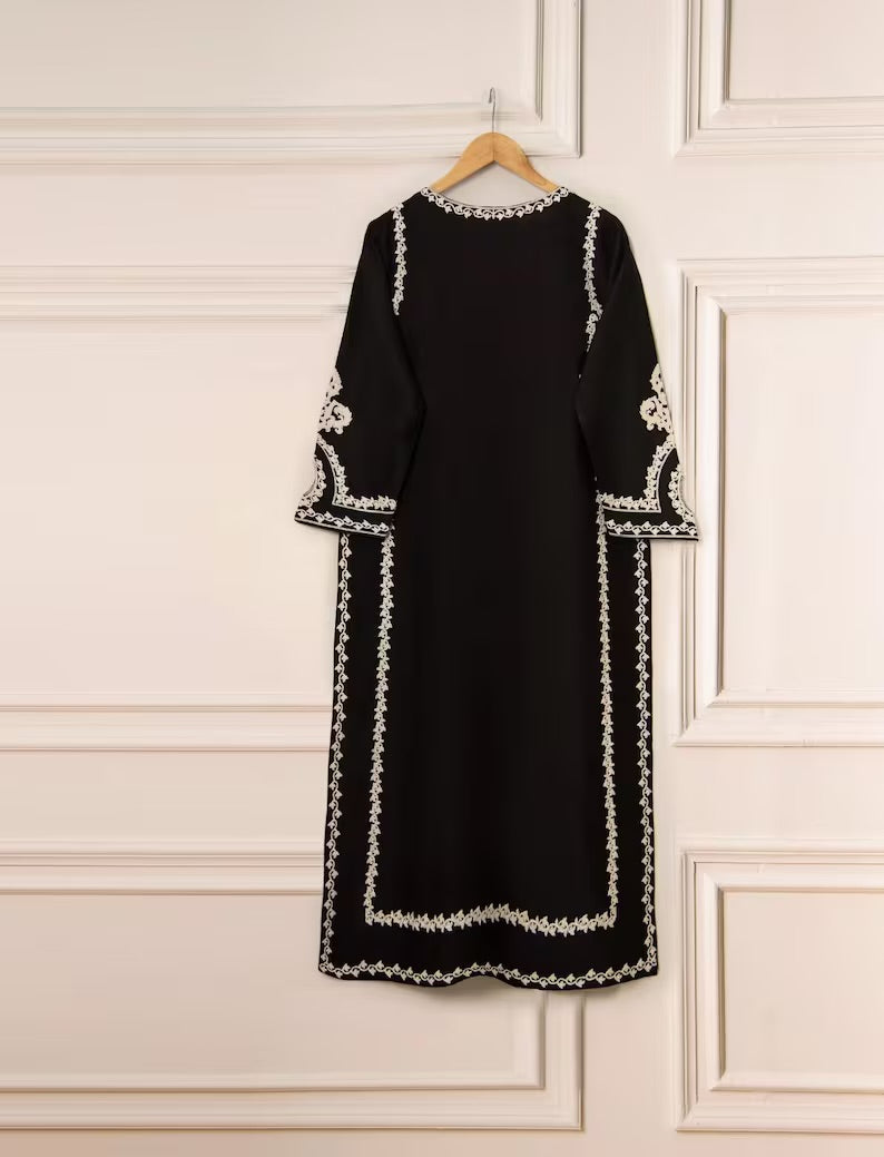 Agha Noor 3 Piece - Pure Organza Embroidered Dress