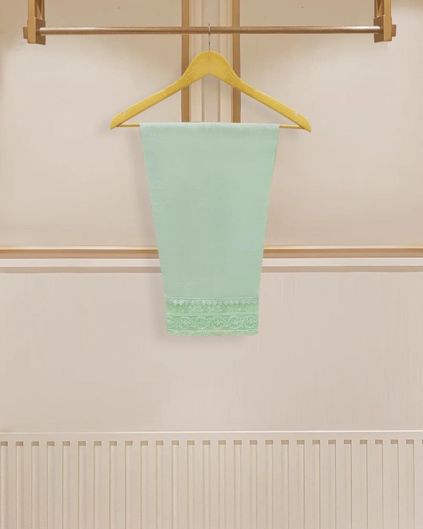 Agha Noor 3 Piece - Pure Chiffon Embroidered