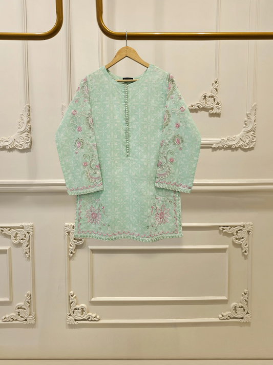 Agha Noor 2 Piece - Digital Printed Embroidered Lawn Suit S111642