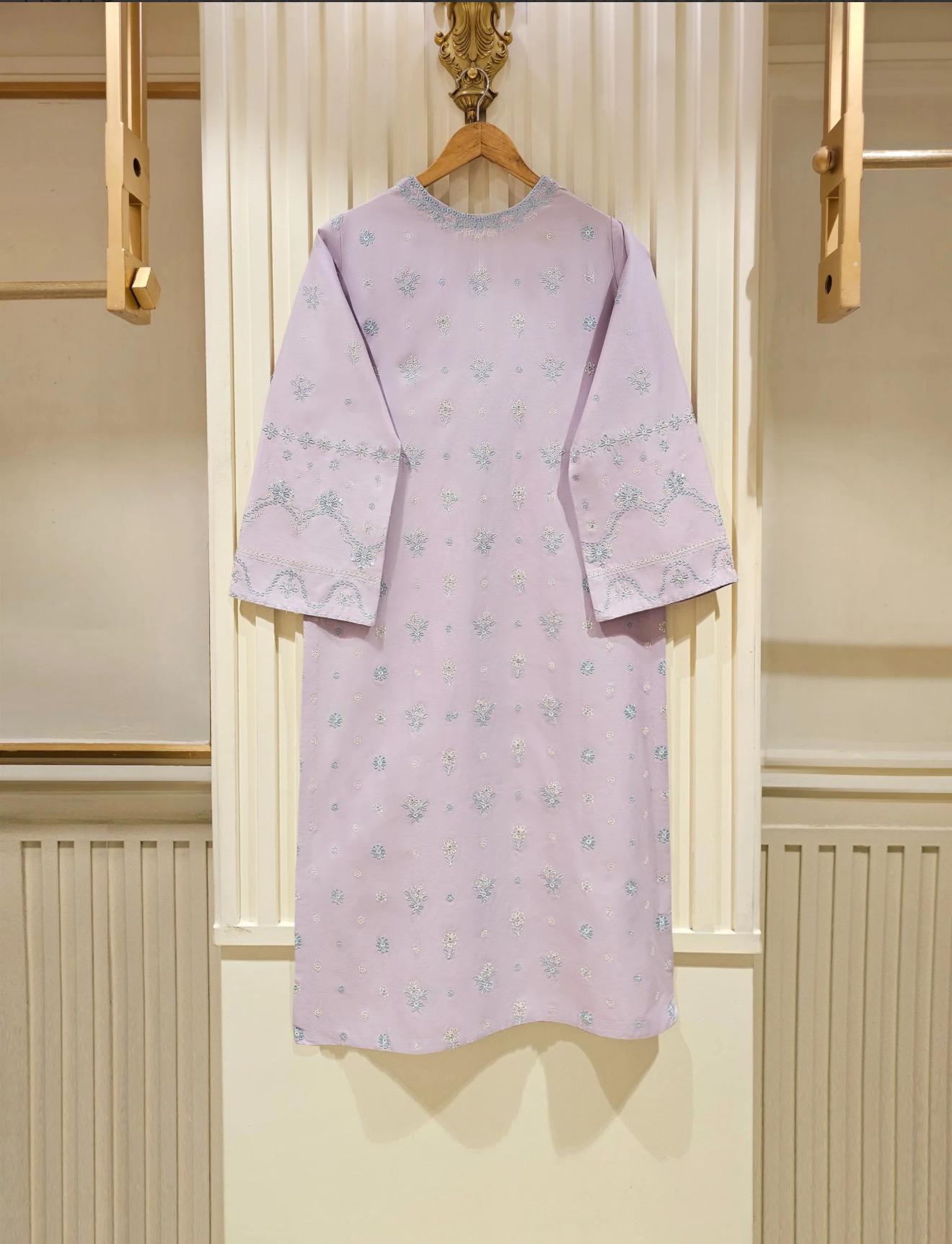 Agha Noor 2 Piece Lawn Embroidered Shirt & Pant