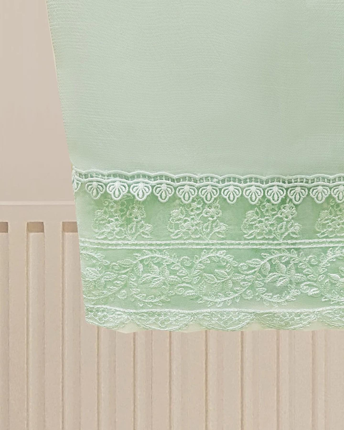 Agha Noor 3 Piece - Pure Chiffon Embroidered