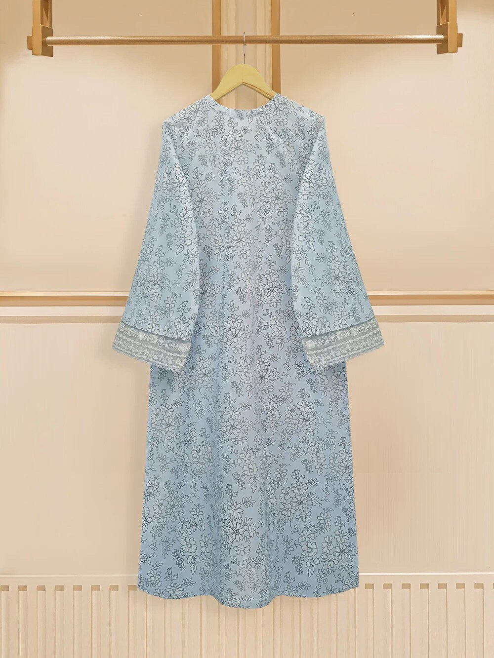 Agha Noor 3 Piece - Cambric Cotton Dress