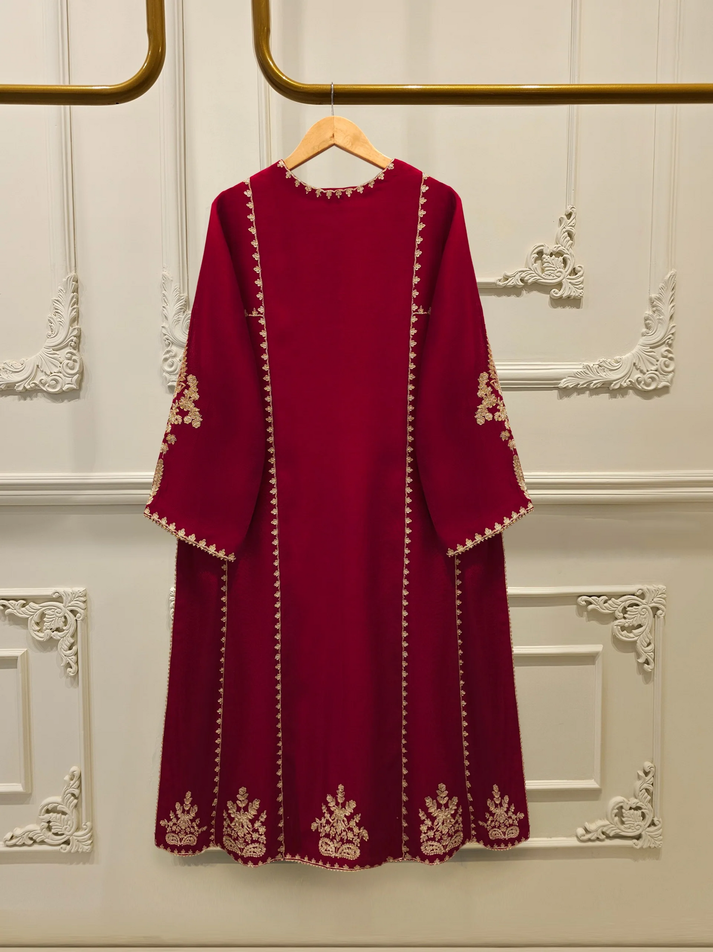 Agha Noor 3 Piece - Pure Embroidered Cotton Net Suit S113393