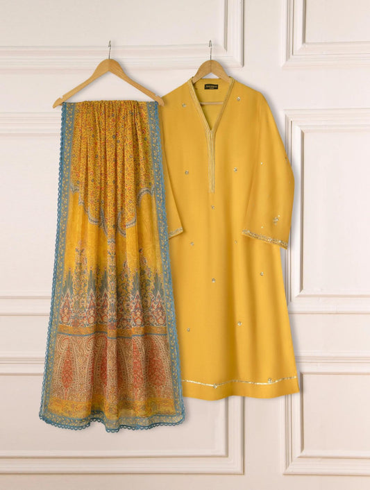 Agha Noor Dress Pure Cotton Net