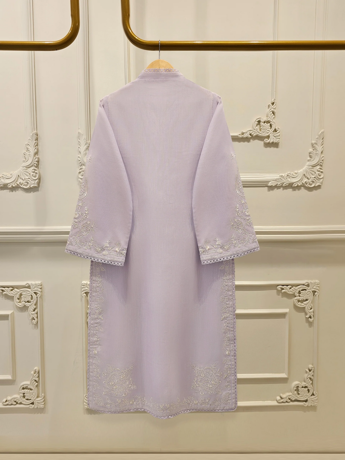 Agha Noor 3 Piece -Embroidered Khaddar Suit S112498