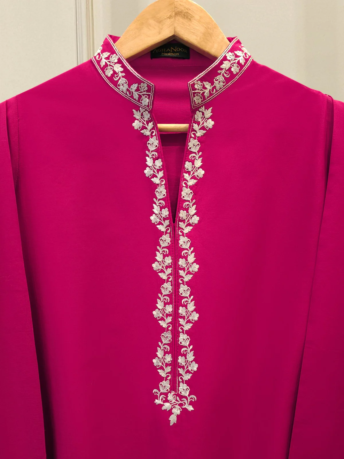 Agha Noor 2 Piece - Embroidered Cambic Suit S112255