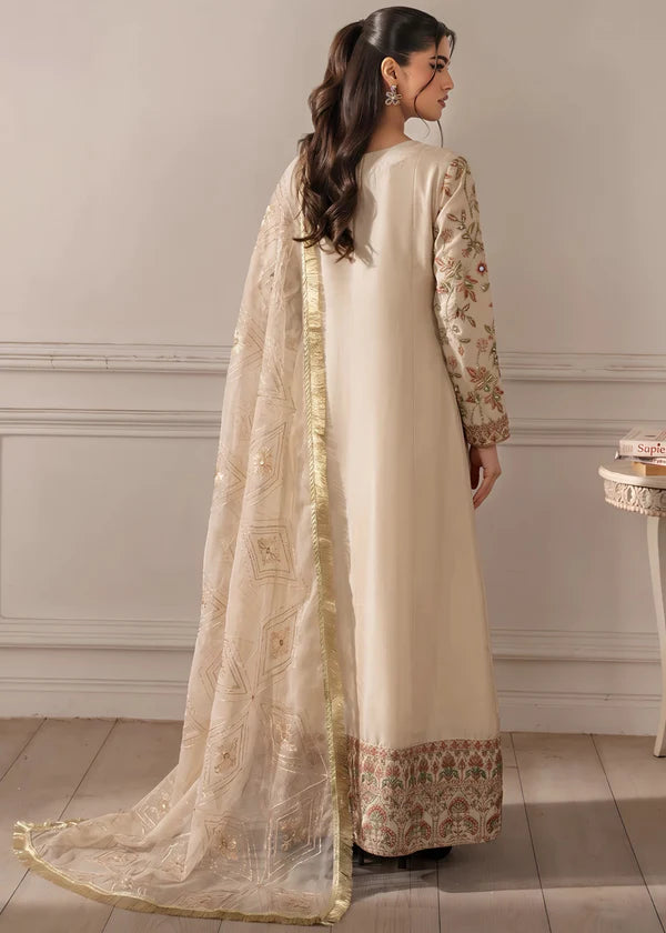 Silk Embroidered Maxi Dress